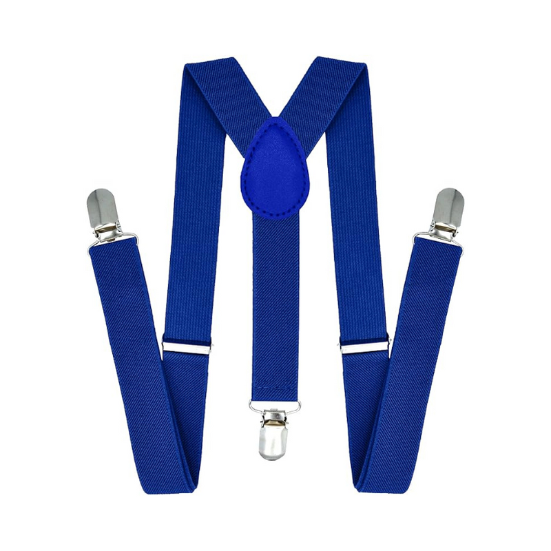 Independence Day Special Tricolor Bowtie & Blue Suspender