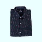 Black Ikat Dad Twinning Shirt