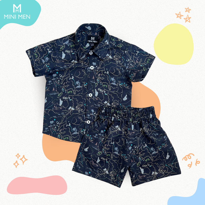 Travel Navy Co-ord set