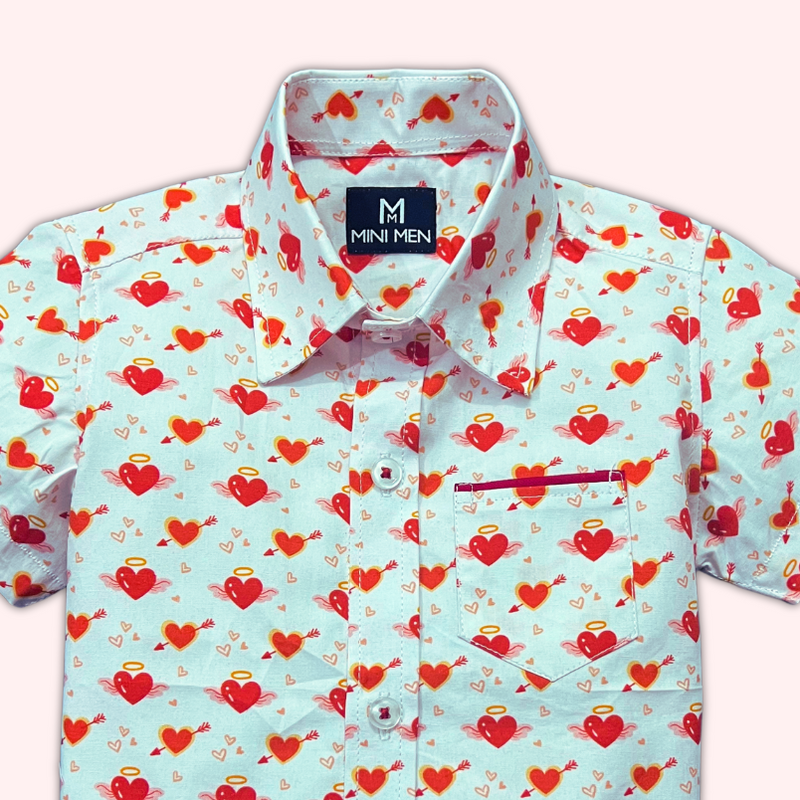 Heart Wings Dad Twinning Shirt