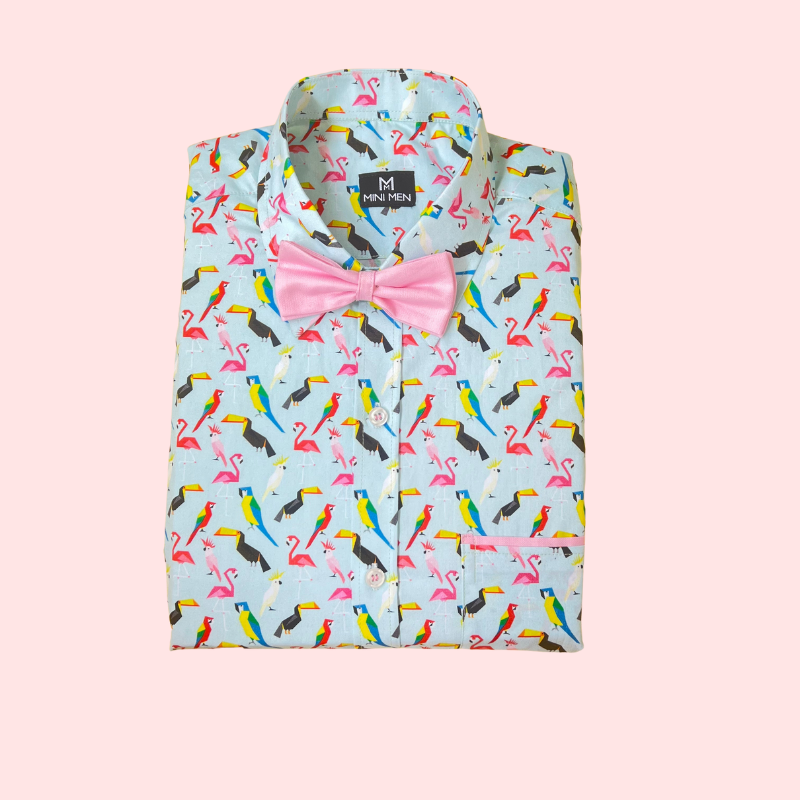 Birds of the Paradise Dad Twinning Shirt