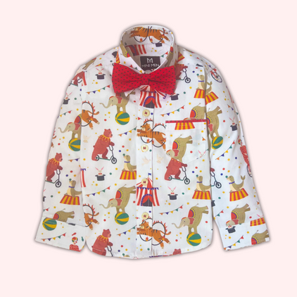 Carnival Party and Red Pant - Pant Shirt Set