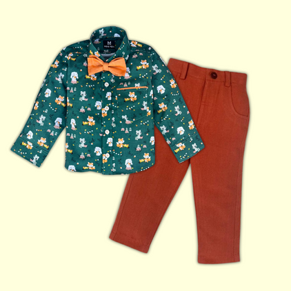 Woodland Creatures Pant Shirt Set