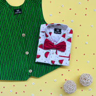 Cocomelon Inspired - Bowtie Shirt and Waistcoat