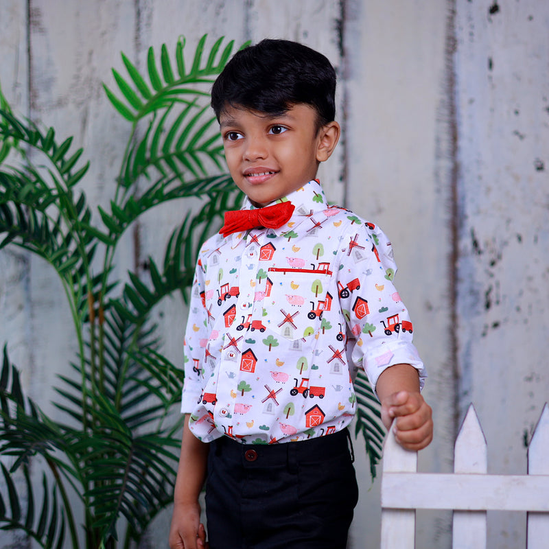 Farm - Bow Tie Shirt