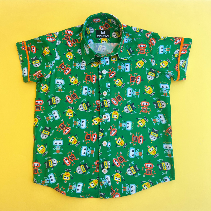 Geeky Robots - Playwear Shirt