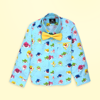 Baby Shark and Royal Blue Pant - Pant Shirt Set