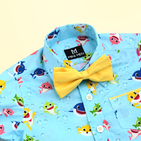 Baby Shark Suspender Set - Yellow