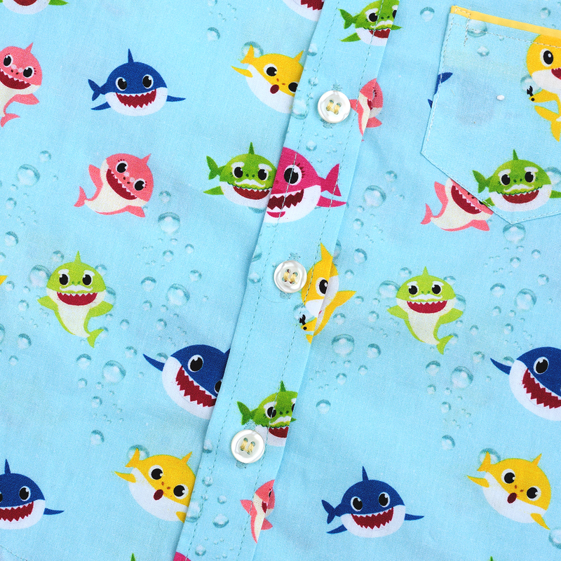 Baby Shark Suspender Set - Yellow