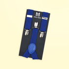 Baby Shark Suspender Set - Royal Blue