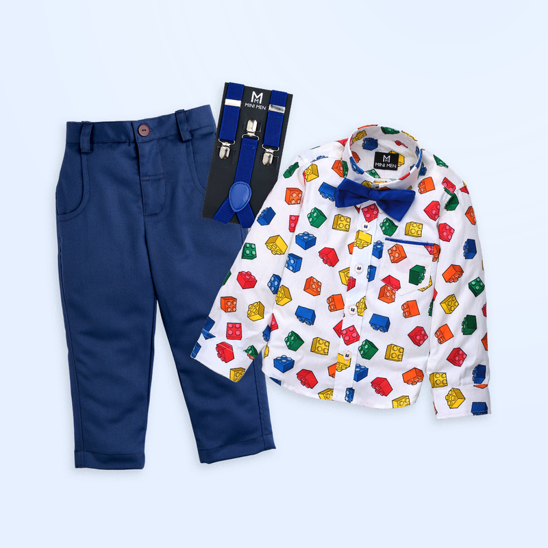 Building Blocks Suspender Set
