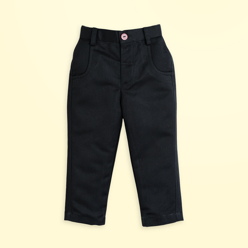 Construction Vehicles Suspender Set - Black
