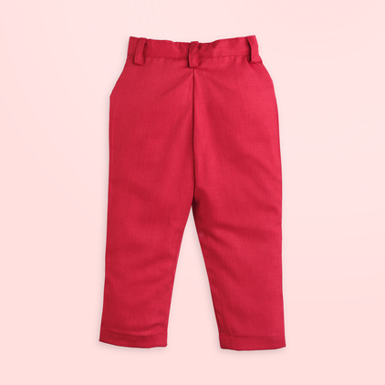 Farm and Red Pant - Pant Shirt Set