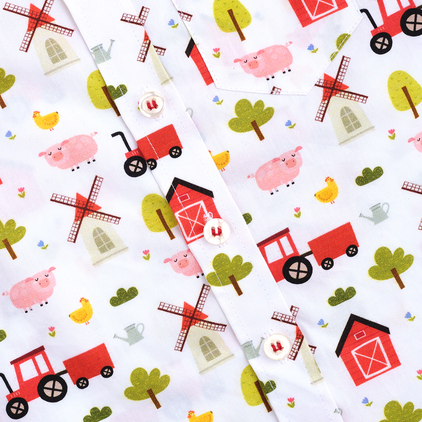 Farm and Red Pant - Pant Shirt Set