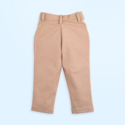 Lil Man and Beige Pant - Pant Shirt Set