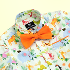 Wild Party Suspender Set - Orange