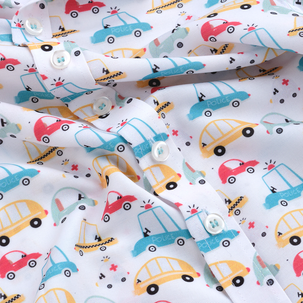 Beep Beep and Blue Shorts - Shorts Shirt Set