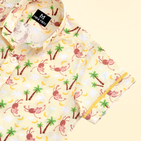 Naughty Monkey and Green Shorts - Shorts Shirt Set