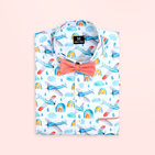 Airplane Rainbow - Dad and Son Twinning Shirts