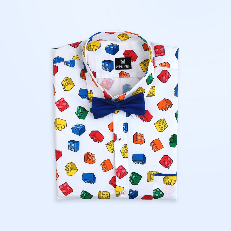 Building Blocks - Dad and Son Twinning Shirts