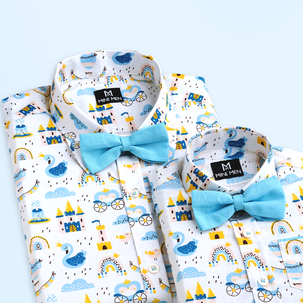 Lil Prince - Dad and Son Twinning Shirts