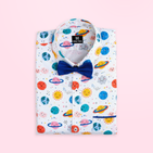 Space Explorer - Planets - Dad and Son Twinning Shirts