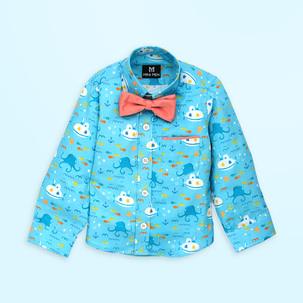 Under the Sea - Bow Tie Shirt