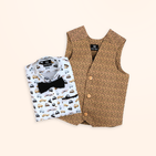 Vintage Car - Bowtie Shirt and Waistcoat