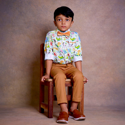 Wild Party and Rust Pant - Pant Shirt Set