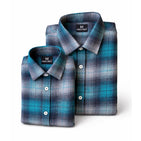 Blue Haze Checks Dad n Son Twinning Shirts