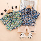 Tropical Shirt Shorts set