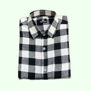 Vintage Grey Checks Son Shirt - (Add-on)