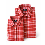 Classic Red Checks Dad n Son Twinning Shirts