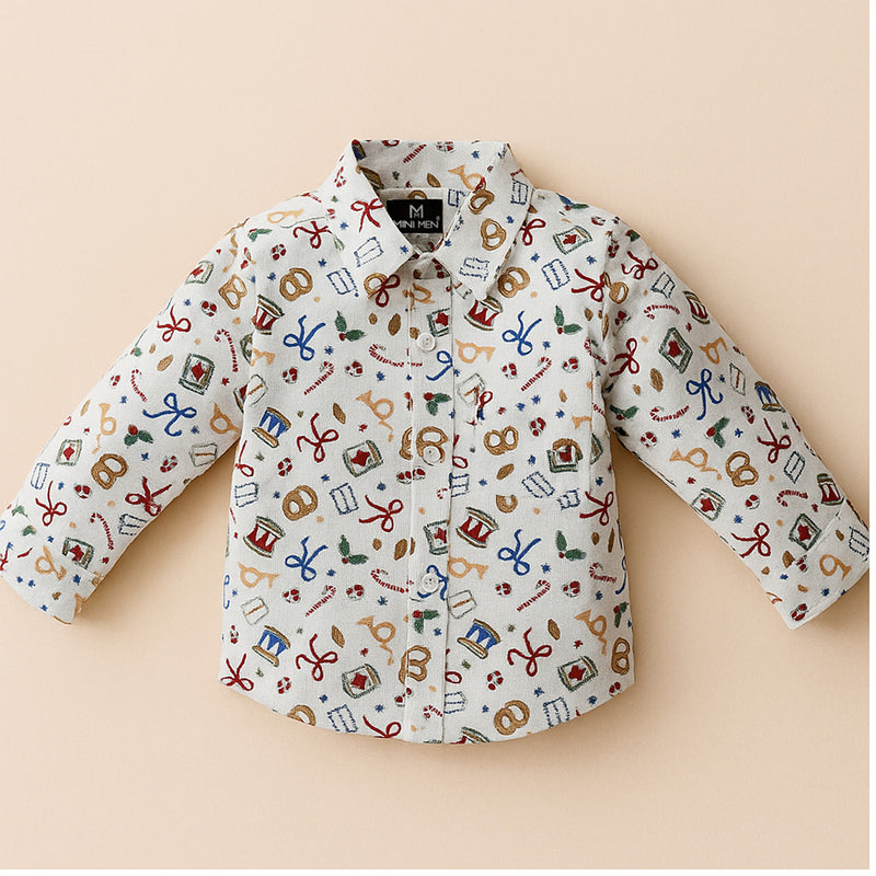 Feliz Navidad Printed Kids Shirt