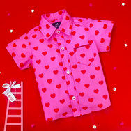 Classic Pink Hearts Shirt