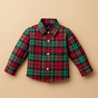 Christmas checks Kids Shirt