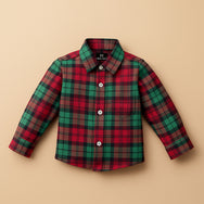 Christmas checks Kids Shirt