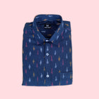 Navy Ikat Son Shirt - (Add-on)