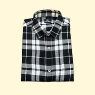 Classic Grey Checks Son Shirt - (Add-on)