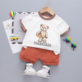 Teddy Bear T Shirt Shorts set