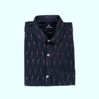 Black Ikat Son Shirt - (Add-on)