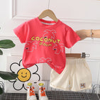 Coconut Palm T Shirt Shorts set