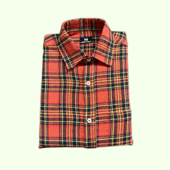 Classic Brown Checks Son Shirt - (Add-on)