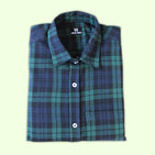 Green and Blue Checks Son Shirt - (Add-on)