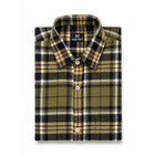 Army Green Checks Dad n Son Twinning Shirts