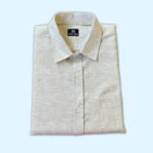 Pastel Beige Linen Blend Son Shirt - (Add-on)