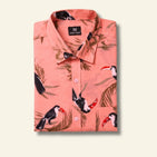 Birds of Paradise Dad Twinning Shirt