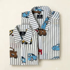 Cars printed Stripes Dad n Son Twinning Shirt