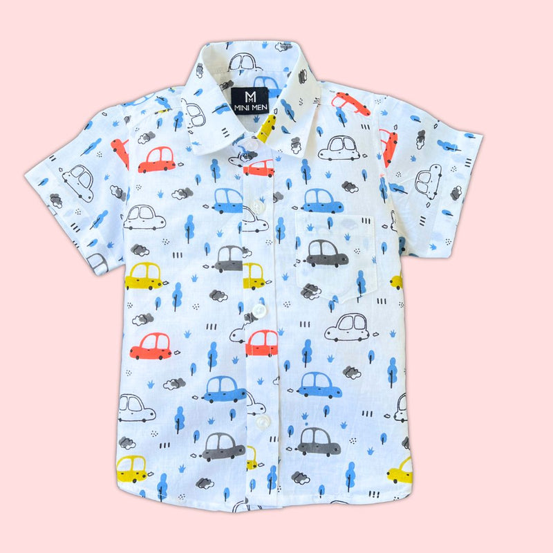 Casual Shirt - Beep Beep Cars