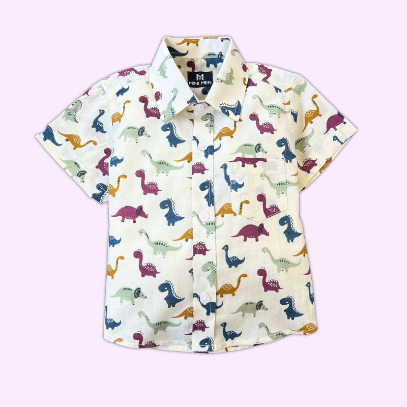 Casual Shirt - Colorful Dino